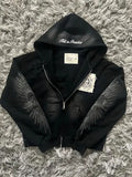 zip-up custom design hoodie